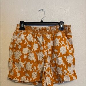 Briggs New York Orange Floral Women's Shorts